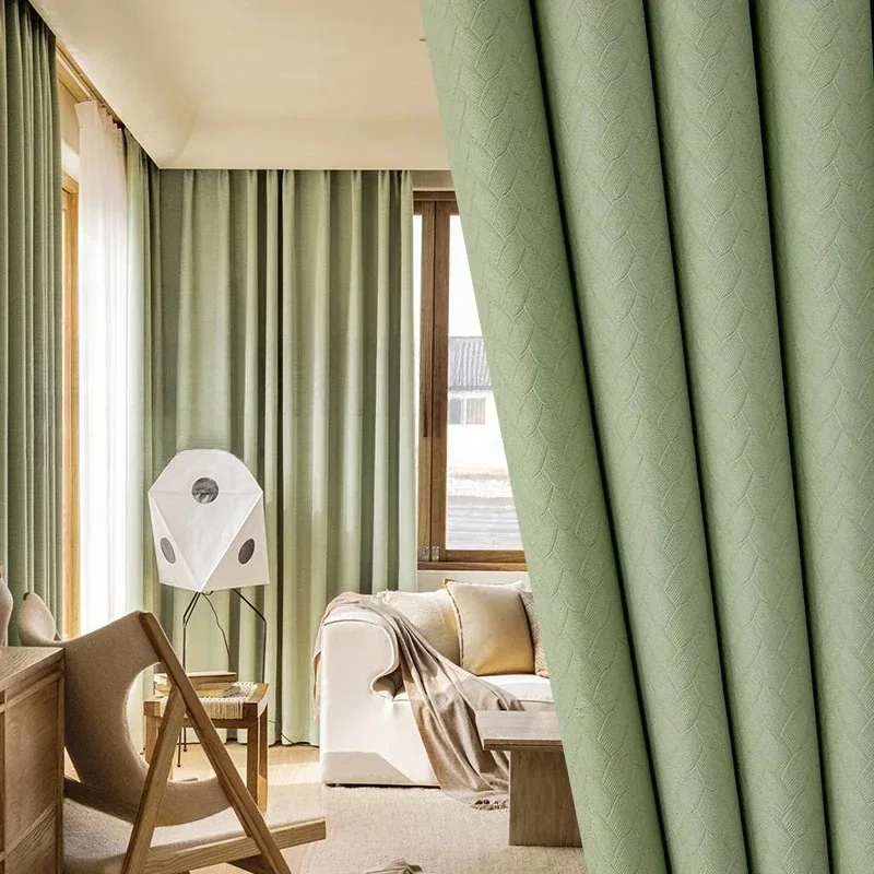 Custom Size Luxury European Blackout Curtains Fish Scale Texture Curtains for Living Dining Room Bedroom House Decorgreen Tulle 
Custom Size Luxury European Blackout Curtains Fish Scale Texture Curtains for Living Dining Room Bedroom House Decorgreen Tulle