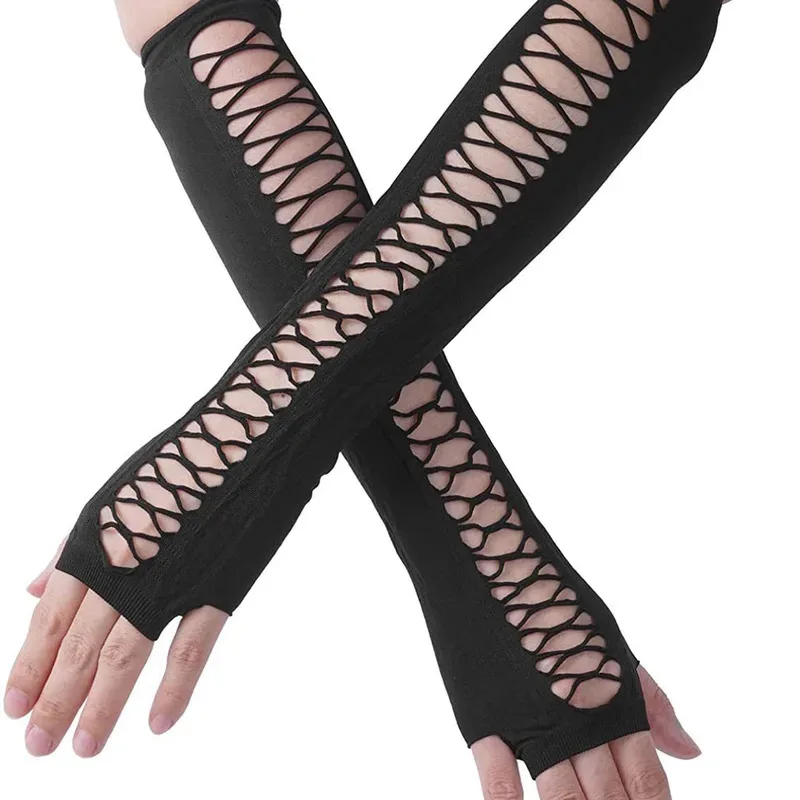 Europe USA Sexy Lace Gloves Fingerless Mesh Fun Tag Nightclub Dance Dot Long Cos
Europe USA Sexy Lace Gloves Fingerless Mesh Fun Tag Nightclub Dance Dot Long Cos
