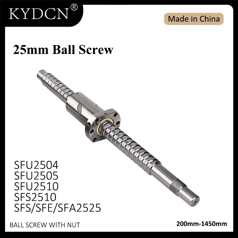 RM2505 Ballscrew 2504 2505 2510 2525 Set Ball Rod With SFU SFS SFE SFA Flange Ballnut for CNC 3d Printers Accessories
RM2505 Ballscrew 2504 2505 2510 2525 Set Ball Rod With SFU SFS SFE SFA Flange Ballnut for CNC 3d Printers Accessories