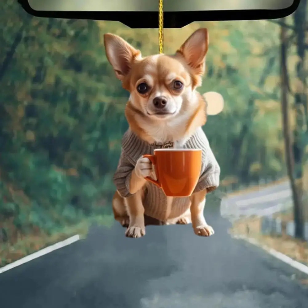 Tea Lover Gift Pendant Acrylic Puppy Pendant Cute Acrylic Puppy Car Decoration Pendant Double-sided Adorable for Tea Lovers
Tea Lover Gift Pendant Acrylic Puppy Pendant Cute Acrylic Puppy Car Decoration Pendant Double-sided Adorable for Tea Lovers