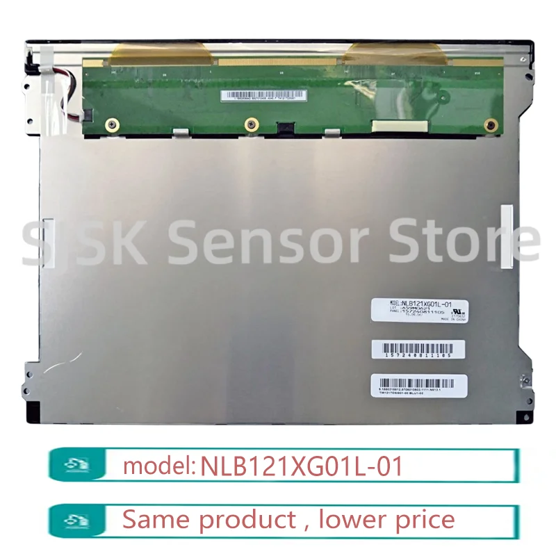 NLB121XG01L-01 12.1 Inch XGA 1024×768 TFT LCD Screen 450cd/m² LVDS Wide Temp Industrial Display Replacement
NLB121XG01L-01 12.1 Inch XGA 1024×768 TFT LCD Screen 450cd/m² LVDS Wide Temp Industrial Display Replacement