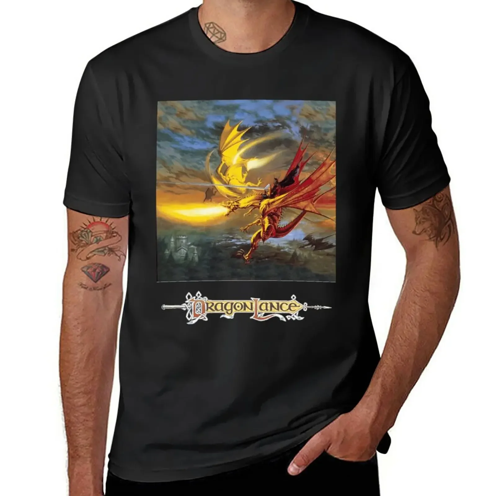 New DragonLance Legend of Huma artwork T-Shirt T-Shirt vintage t shirt custom t shirts mens t shirt
New DragonLance Legend of Huma artwork T-Shirt T-Shirt vintage t shirt custom t shirts mens t shirt
