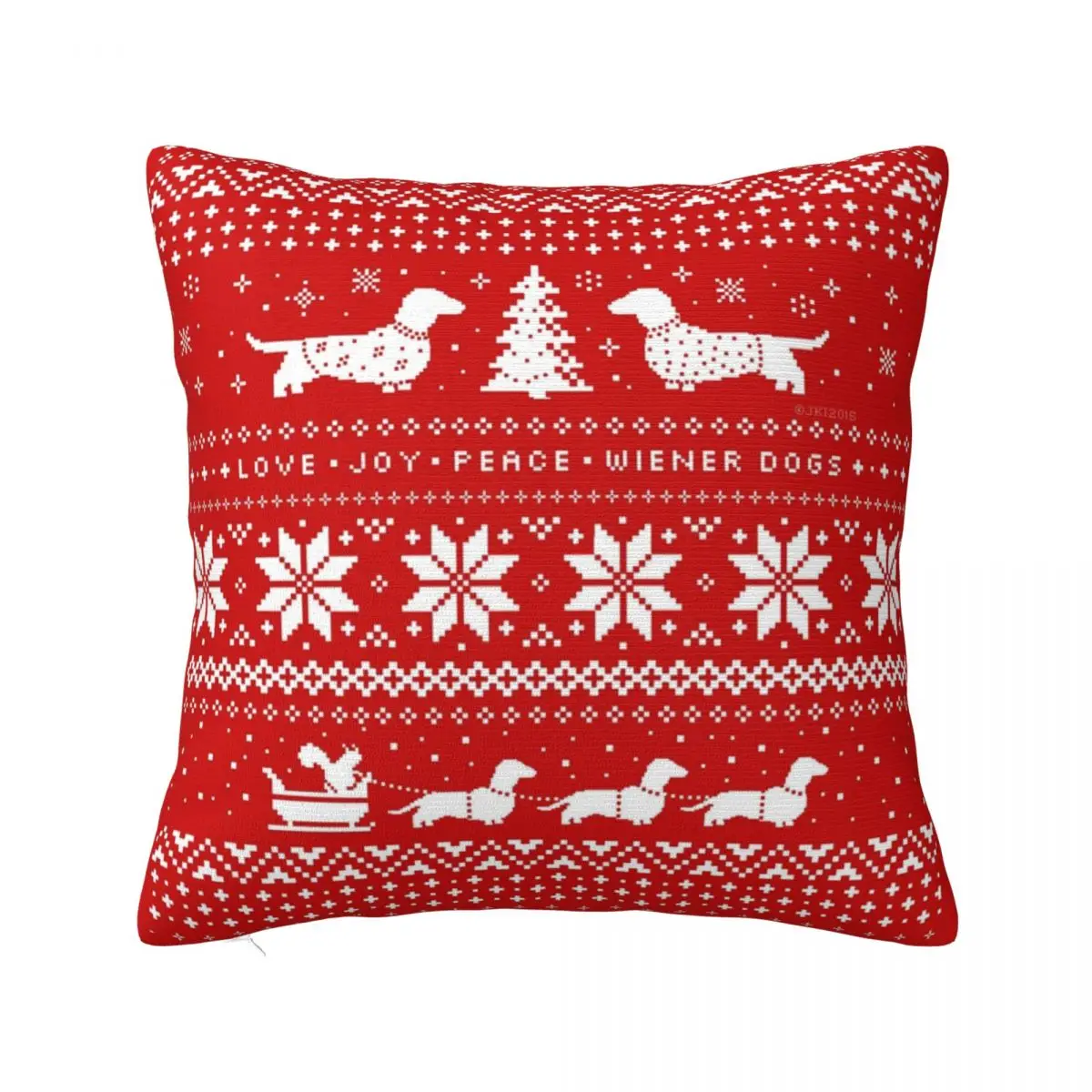 Dachshunds Christmas Sweater Pillowcase Printing Polyester Cushion Cover Decorations Pillow Case Cover Home 45X45cm
Dachshunds Christmas Sweater Pillowcase Printing Polyester Cushion Cover Decorations Pillow Case Cover Home 45X45cm
