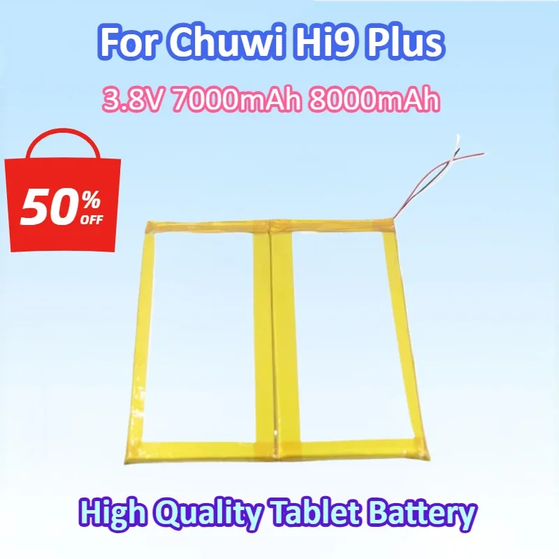 Новый аккумулятор для ноутбука Chuwi Hi9 Plus 3,8 В 7000 мАч 8000 мАч 115 мм 140 мм аккумуляторы для планшетных ПК
Новый аккумулятор для ноутбука Chuwi Hi9 Plus 3,8 В 7000 мАч 8000 мАч 115 мм 140 мм аккумуляторы для планшетных ПК