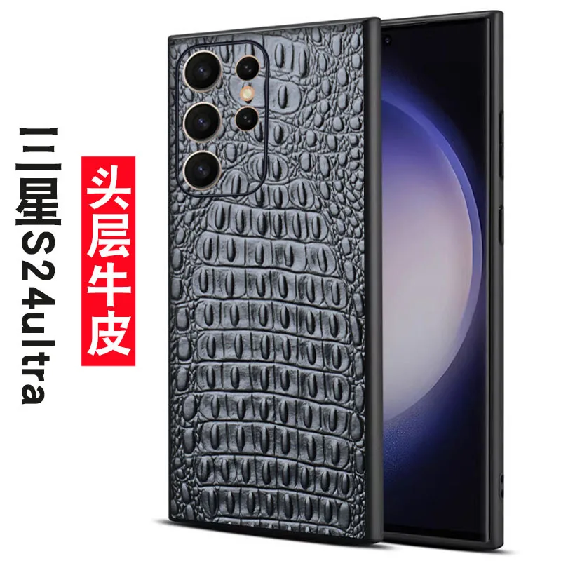 Luxury Genuine Cow Crocodil Leather Magnetic Cover Mobile Phone Book Case For Samsung Galaxy S24 Ultra Plus Phone Funda Cases
Luxury Genuine Cow Crocodil Leather Magnetic Cover Mobile Phone Book Case For Samsung Galaxy S24 Ultra Plus Phone Funda Cases