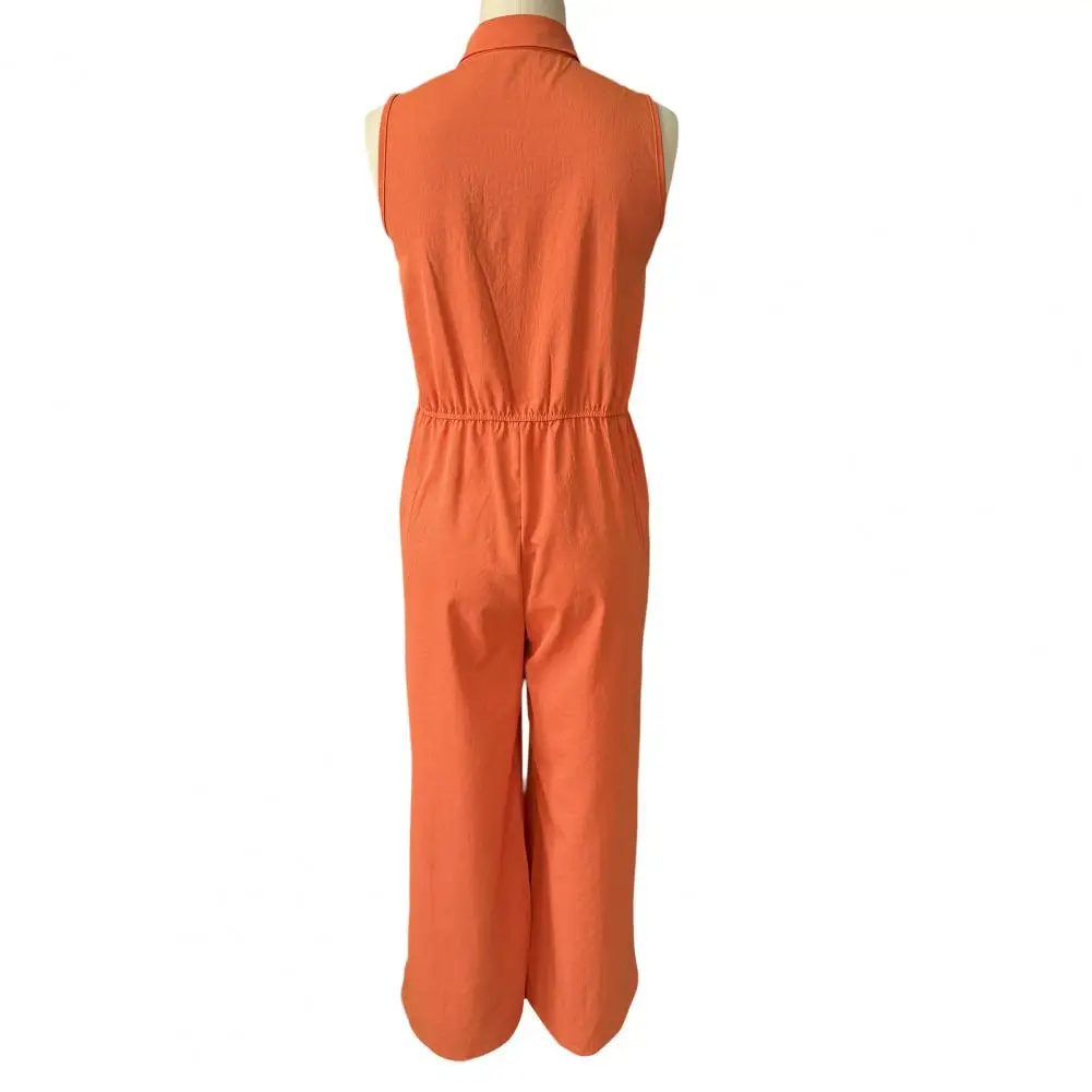 2026 Women Fashion Street Solid Color Long Romper Elegant Button Pocket Solid Playsuits Sexy V-neck Sleeveless Jumpsuits
2026 Women Fashion Street Solid Color Long Romper Elegant Button Pocket Solid Playsuits Sexy V-neck Sleeveless Jumpsuits
