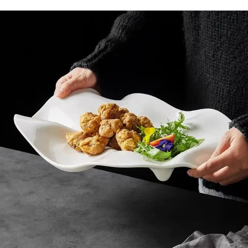 Irregular Ceramic Dinner Plate Restaurant Dessert Dish Snack Sushi Molecular Cuisine Specialty Tableware
Irregular Ceramic Dinner Plate Restaurant Dessert Dish Snack Sushi Molecular Cuisine Specialty Tableware