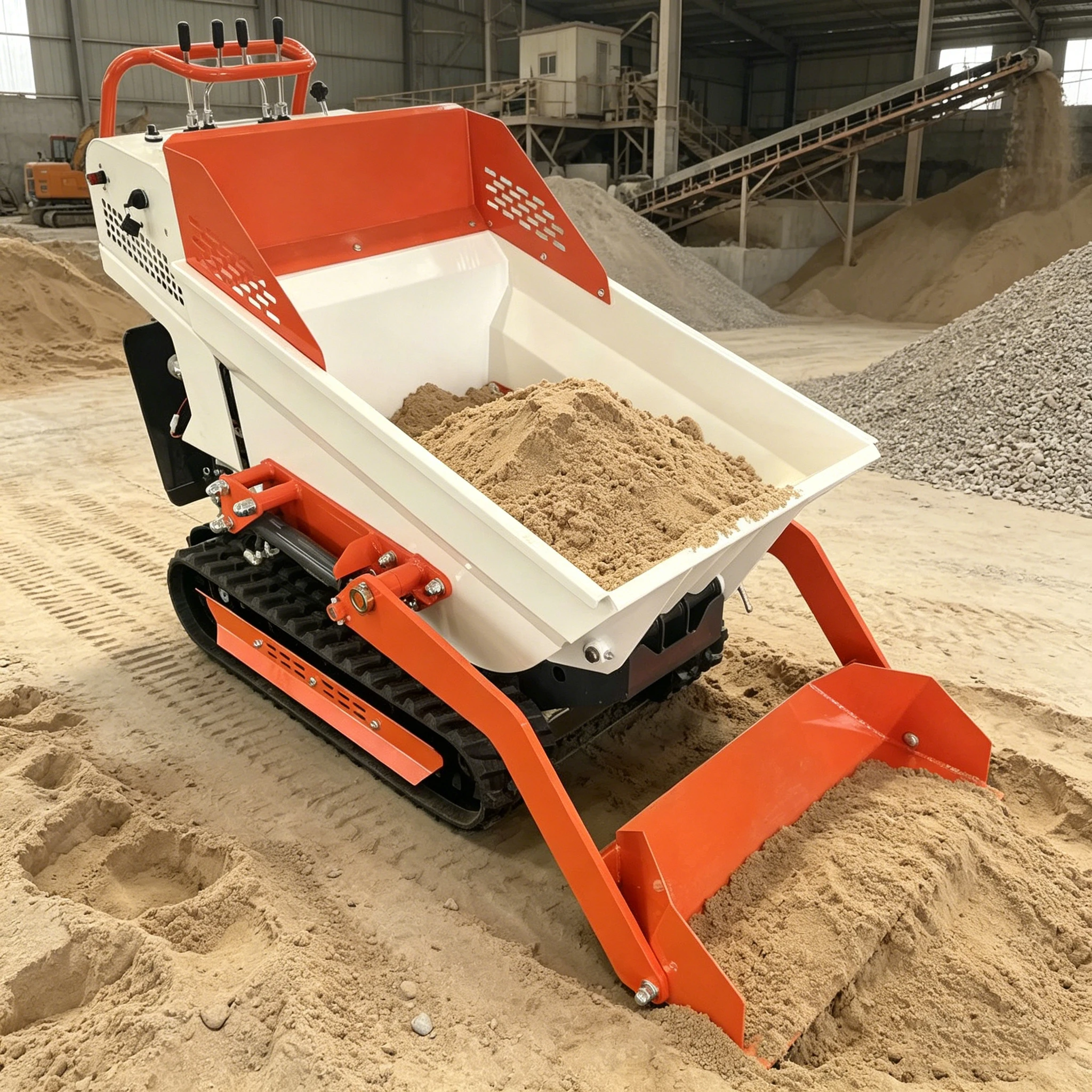 Mini Bucket Forklift Electric Start Bulldozer Loading Machine Crawler Skid Steer Loader Mini Transporter Dumper
Mini Bucket Forklift Electric Start Bulldozer Loading Machine Crawler Skid Steer Loader Mini Transporter Dumper