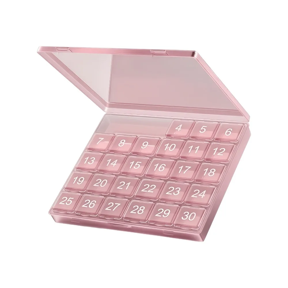 Transparent Monthly Pill Organizer Squeeze-to-Open Compartments Portable Storage Box Plastic Waterproof 30 Day Pill Case
Transparent Monthly Pill Organizer Squeeze-to-Open Compartments Portable Storage Box Plastic Waterproof 30 Day Pill Case