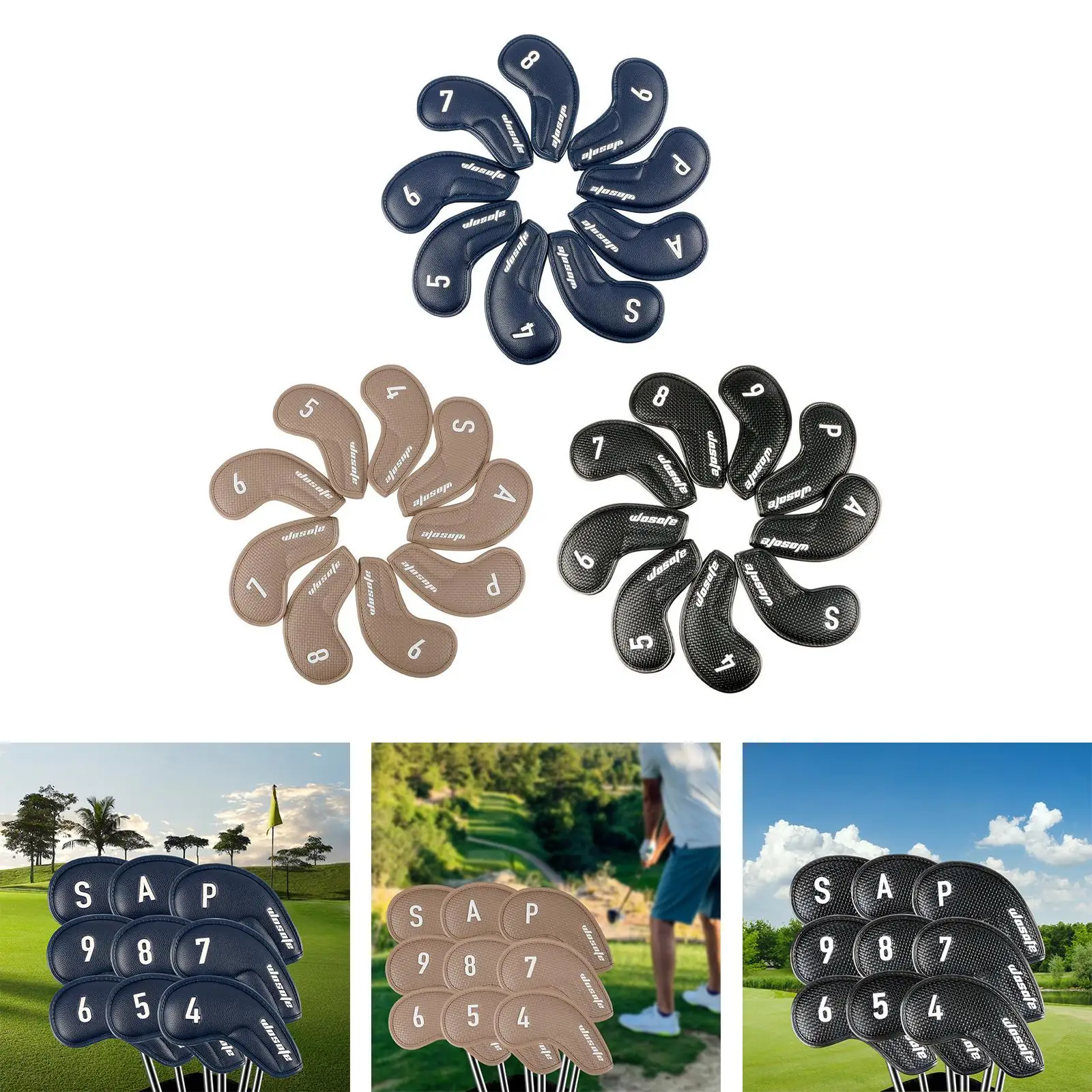 9x Golf Iron Covers Set Protector Wedge Cover Golf Headcover Waterproof Anti-s
9x Golf Iron Covers Set Protector Wedge Cover Golf Headcover Waterproof Anti-s