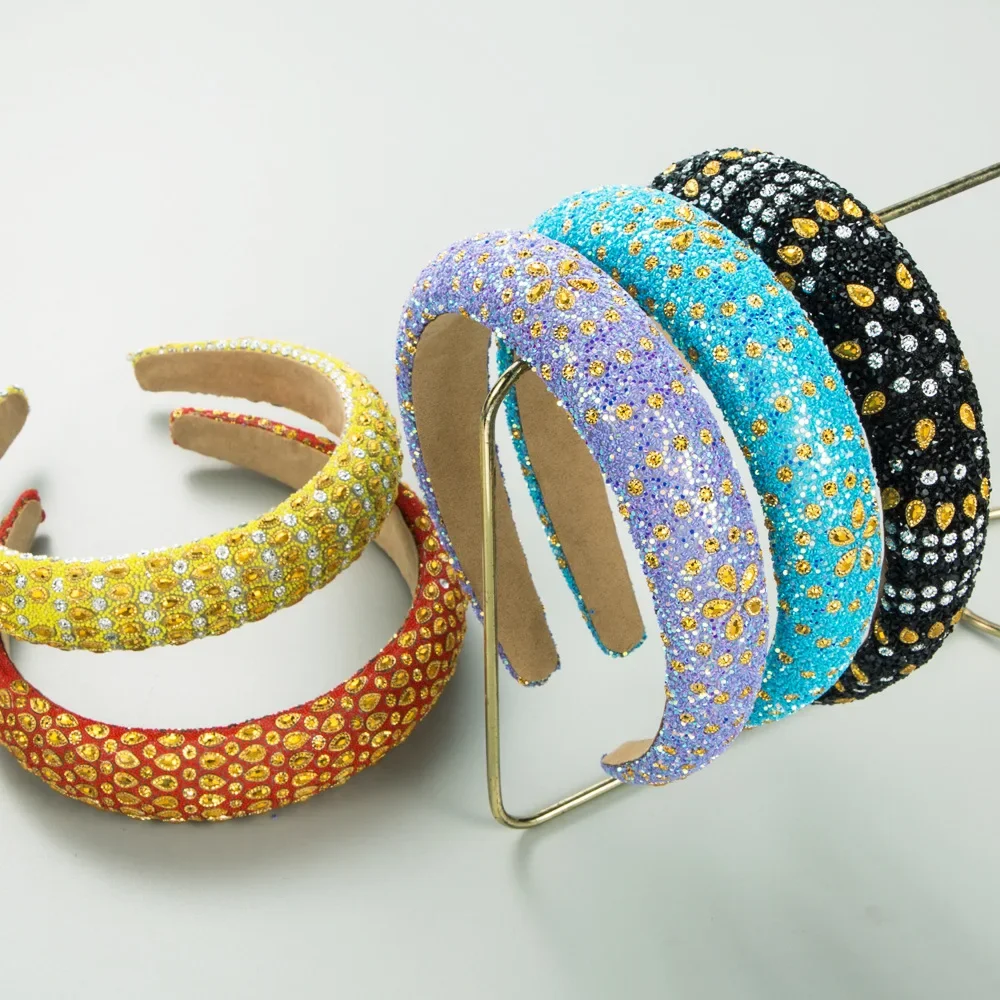 New Baroque Diamond Flower Headband Temperament Wild Full Diamond Sponge Hairband Hair Accessories
New Baroque Diamond Flower Headband Temperament Wild Full Diamond Sponge Hairband Hair Accessories