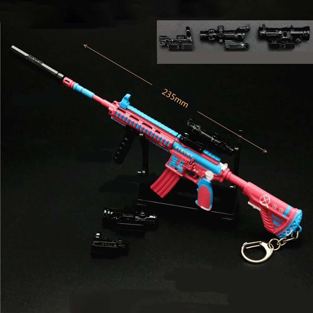24 см розовый Summon M416 модель пистолета из сплава, брелок для винтовки, игровой металлический кулон, фигурки, украшение, коллекционная детская игрушка в подарок ZG125 
24 см розовый Summon M416 модель пистолета из сплава, брелок для винтовки, игровой металлический кулон, фигурки, украшение, коллекционная детская игрушка в подарок ZG125