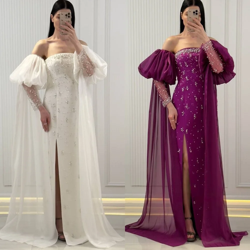 Customized High Quality Jersey Pleat Sequined Straight Strapless Long Dresses Bespoke Occasion Exquisite Chinese Style
Customized High Quality Jersey Pleat Sequined Straight Strapless Long Dresses Bespoke Occasion Exquisite Chinese Style