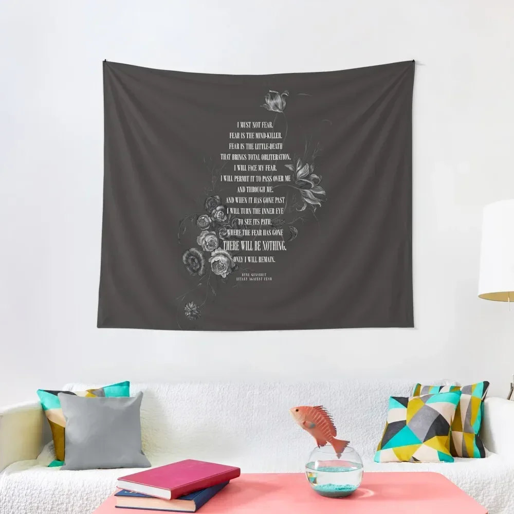 Litany Against Fear Tapestry Bedroom Decor Aesthetic Luxury Living Room Decoration Decorations For Room Tapestry
Litany Against Fear Tapestry Bedroom Decor Aesthetic Luxury Living Room Decoration Decorations For Room Tapestry