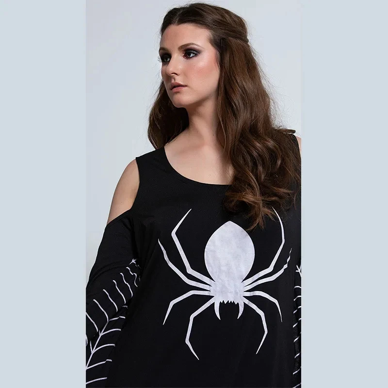 ☆YunCos 2024 and American New European Size Cosplay Spider King Print Dress Black Cotton Loose Am☆
☆YunCos 2024 and American New European Size Cosplay Spider King Print Dress Black Cotton Loose Am☆