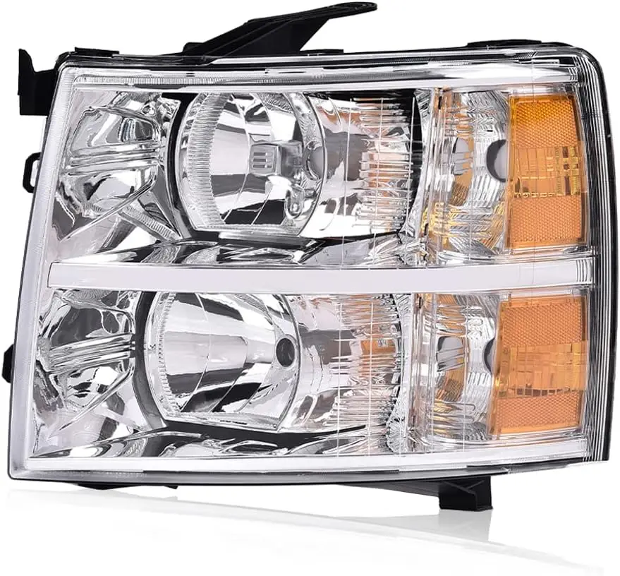 Headlights Assembly Left Side, Compatible With 2007-2013 Chevy Silverado 1500, 2007-2014 Silverado 2500 3500 & HD Headlamp Clear
Headlights Assembly Left Side, Compatible With 2007-2013 Chevy Silverado 1500, 2007-2014 Silverado 2500 3500 & HD Headlamp Clear