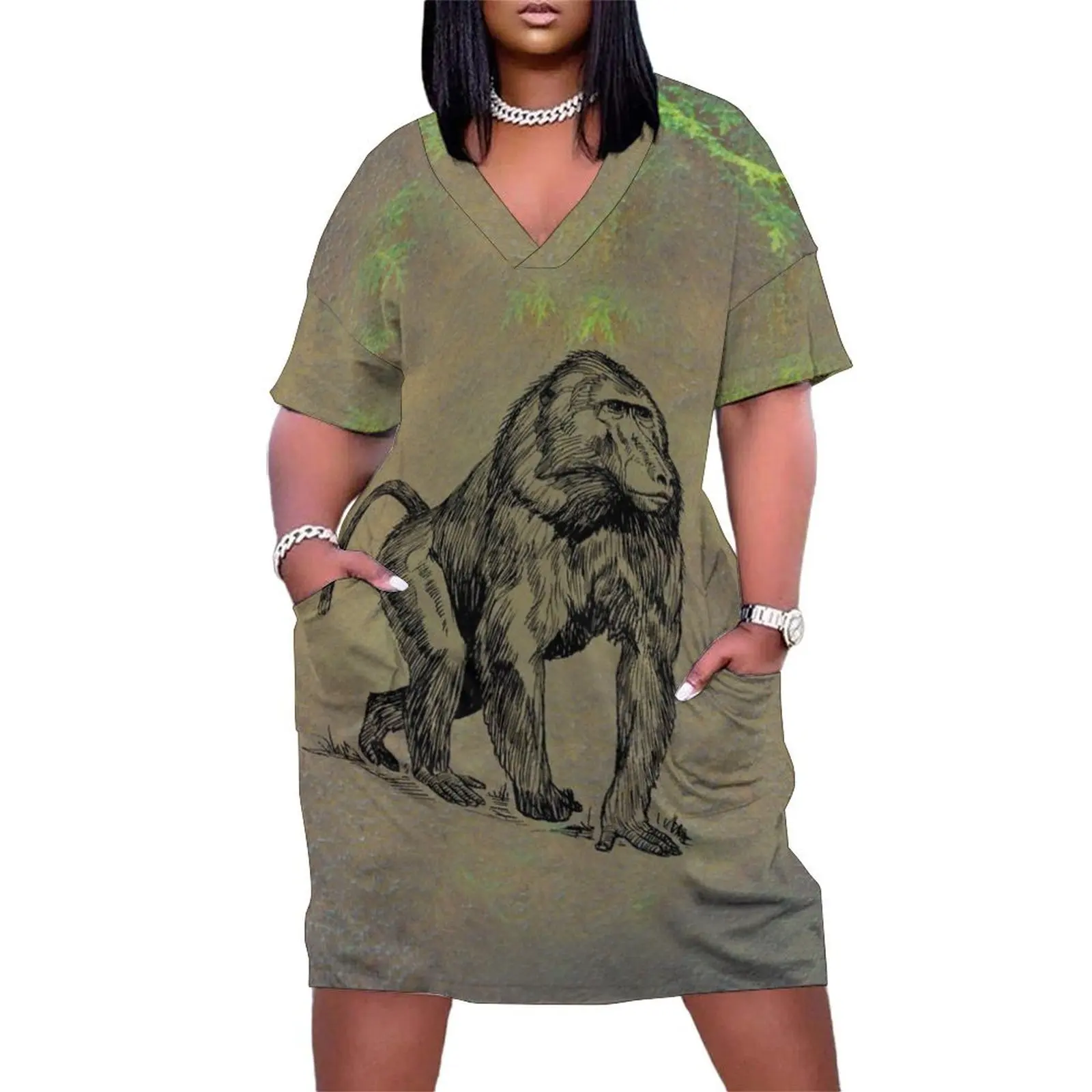 Baboon Loose Pocket Dress elegant and pretty women's dresses summer clothes for women
Baboon Loose Pocket Dress elegant and pretty women's dresses summer clothes for women