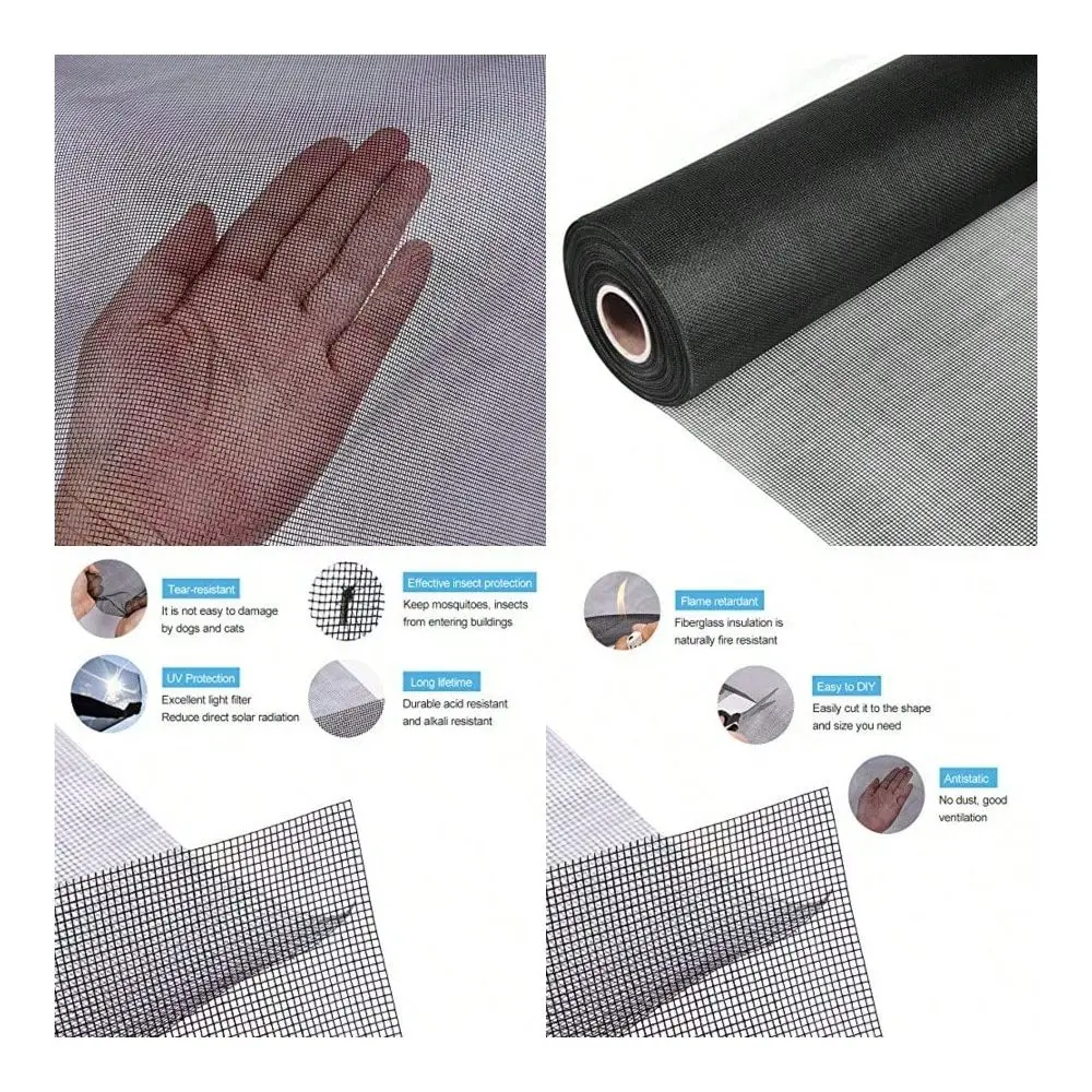 Screen Roll High Visibility And Durable Screen Easy To DIY Repair Or Rescreen Window And Door Screen
Screen Roll High Visibility And Durable Screen Easy To DIY Repair Or Rescreen Window And Door Screen