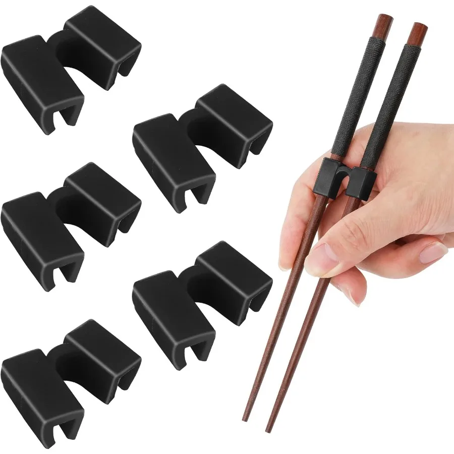 5 Pieces Reusable Chopstick Helper Training Chopsticks Hinges Connector Training Chopstick for Adults Beginner Trainers or Lear
5 Pieces Reusable Chopstick Helper Training Chopsticks Hinges Connector Training Chopstick for Adults Beginner Trainers or Lear