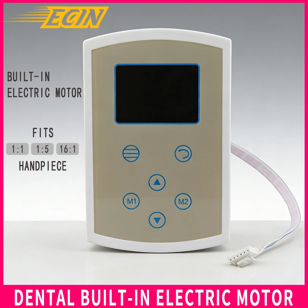 ECIN Built-in Dental Electric Motor-Brushless Large Torque Fiber Optic- Works with 1:1/1:5/16:1 Contra Angle Professional Tool
ECIN Built-in Dental Electric Motor-Brushless Large Torque Fiber Optic- Works with 1:1/1:5/16:1 Contra Angle Professional Tool