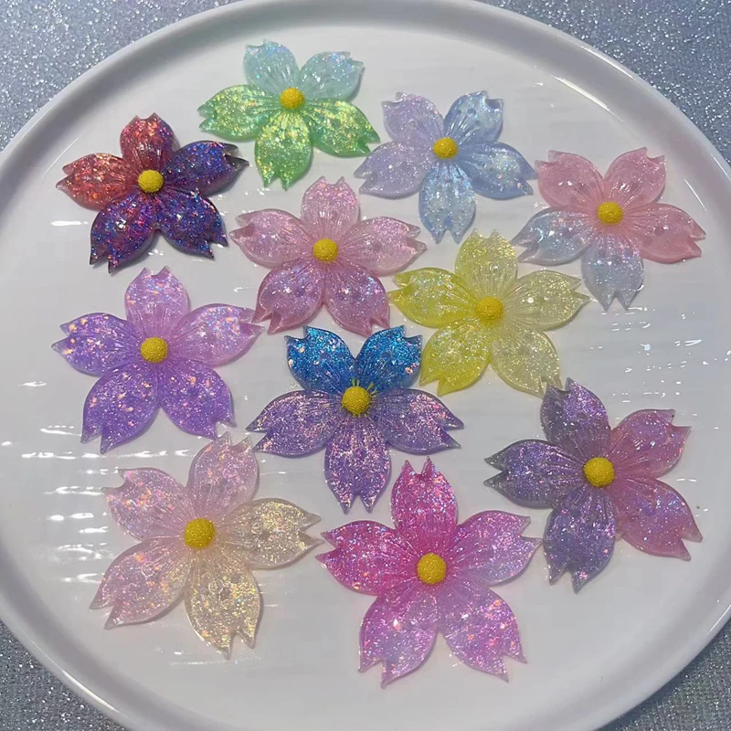 110PCS Large Cherry Blossom Luminous 50MM Handmade DIY Jewelry Luminous Phone Case Hairpin Handicraft Accessory Decoration
110PCS Large Cherry Blossom Luminous 50MM Handmade DIY Jewelry Luminous Phone Case Hairpin Handicraft Accessory Decoration