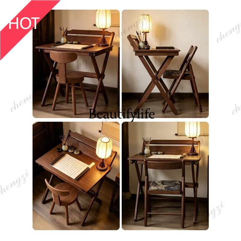 M07 Medieval style North American ash wood solid wood folding desk household small square table small desk writing desk
M07 Medieval style North American ash wood solid wood folding desk household small square table small desk writing desk