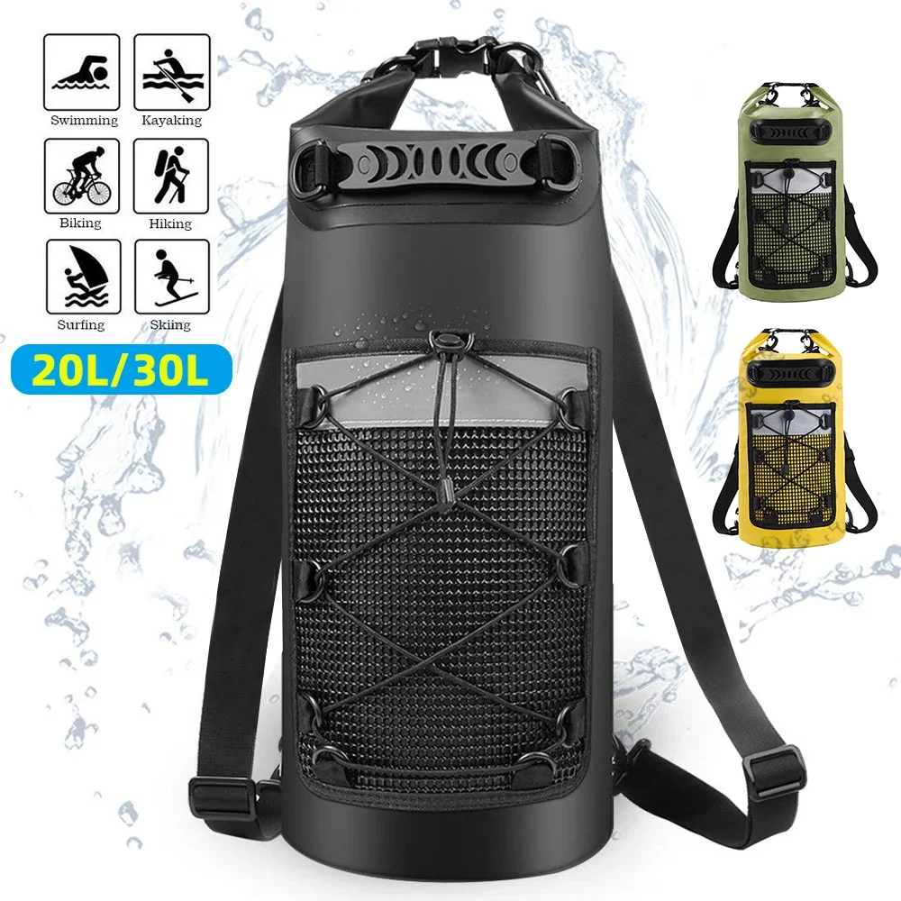 Водонепроницаемая сумка-рюкзак из ПВХ для плавания 20/30 л, для активного отдыха, треккинга, рафтинга, серфинга, каякинга, гребли
Водонепроницаемая сумка-рюкзак из ПВХ для плавания 20/30 л, для активного отдыха, треккинга, рафтинга, серфинга, каякинга, гребли