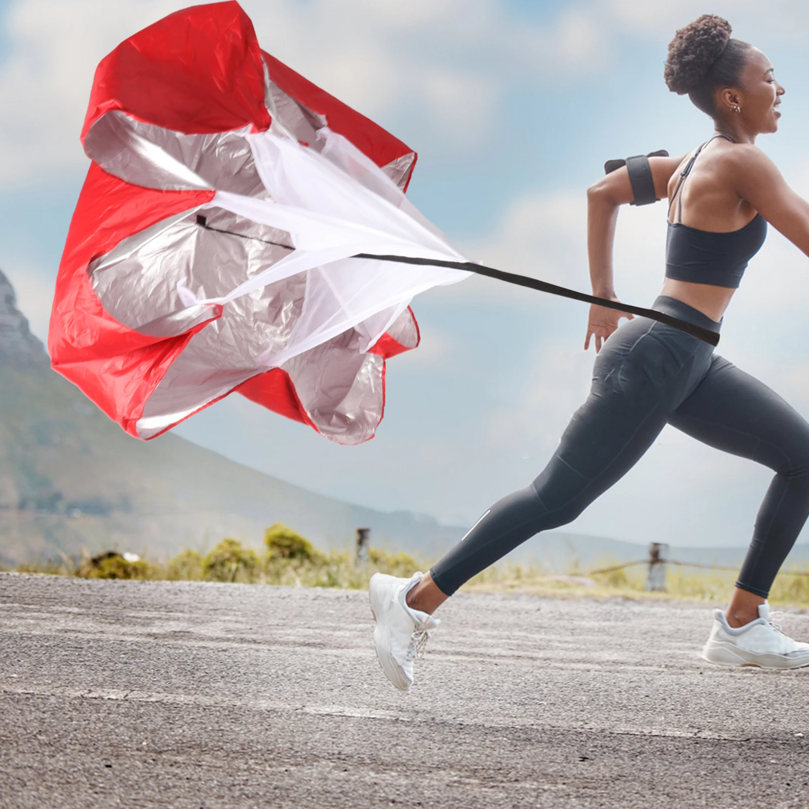 Resistance Parachute For Soccer Training Speed Agility Equipment Sprinting Running Chute Durable Oxford Cloth Adjustable Straps
Resistance Parachute For Soccer Training Speed Agility Equipment Sprinting Running Chute Durable Oxford Cloth Adjustable Straps