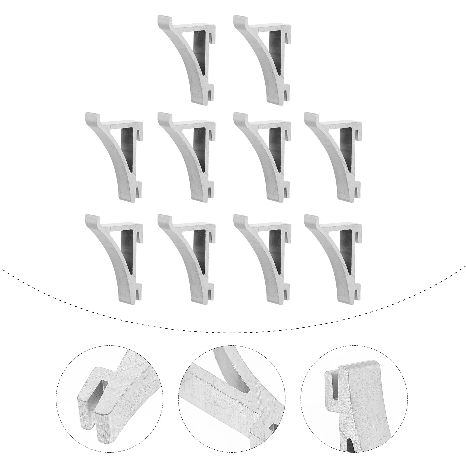 10 Pcs Support Buttons Metal Cooler Shelf Brace Freezer Clip Aluminum Refrigerator Clamp Rack
10 Pcs Support Buttons Metal Cooler Shelf Brace Freezer Clip Aluminum Refrigerator Clamp Rack