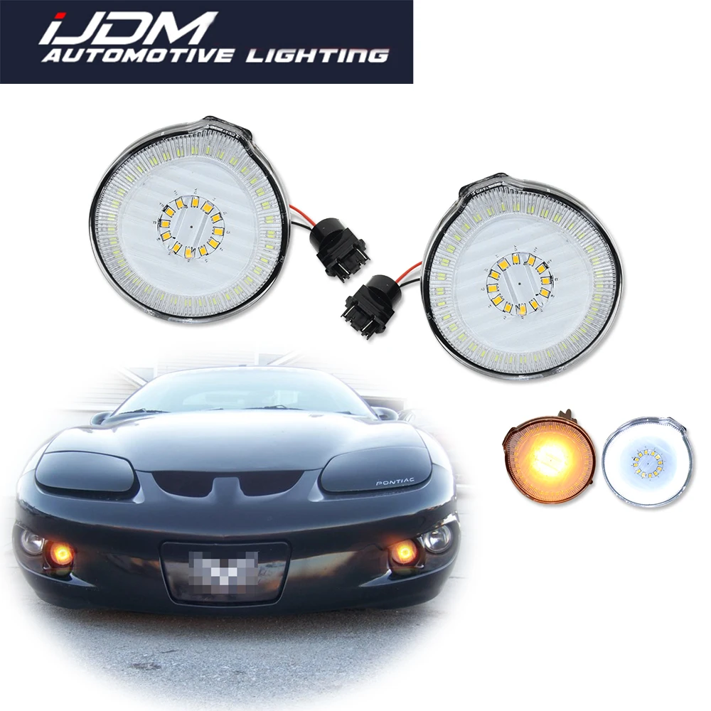 Для Pontiac Firebird 1998-2002 двухцветные светодиодные янтарные передние указатели поворота с белыми DRL парковочные огни в сборе
Для Pontiac Firebird 1998-2002 двухцветные светодиодные янтарные передние указатели поворота с белыми DRL парковочные огни в сборе
