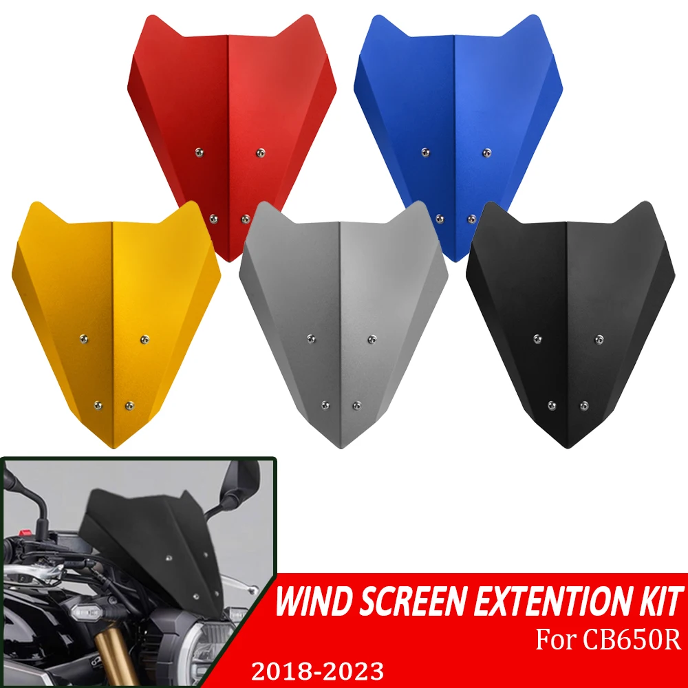 FOR HONDA CB650R CB 650R 650 R CB650 2018 2019 2020 2021 2022 2023 Motorcycle Aluminum Windshield Wind Screen Extention Kit
FOR HONDA CB650R CB 650R 650 R CB650 2018 2019 2020 2021 2022 2023 Motorcycle Aluminum Windshield Wind Screen Extention Kit