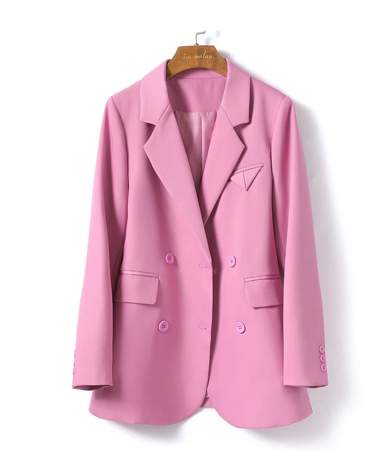 Tesco двубортный женский пиджак, офисный женский костюм, пальто с лацканами, женская куртка 2025 года, повседневная верхняя одежда
Tesco двубортный женский пиджак, офисный женский костюм, пальто с лацканами, женская куртка 2025 года, повседневная верхняя одежда