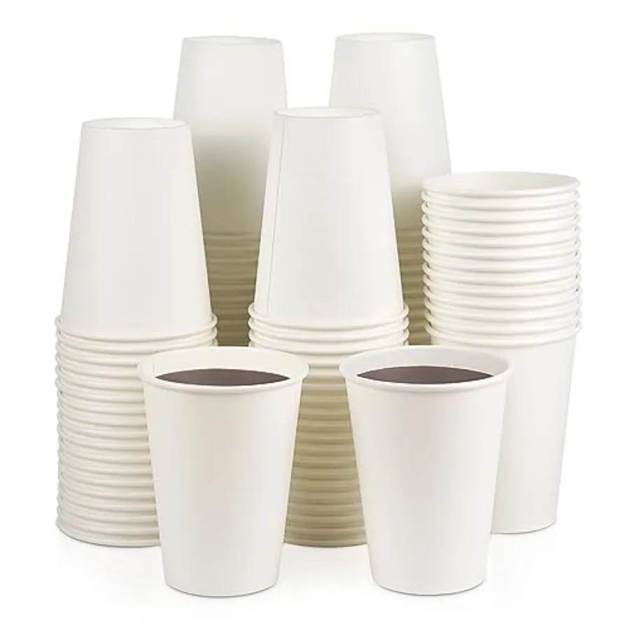 100 Pack 12 Oz Paper Cups, Paper Coffee Cups 12 Oz Paper Cups White Paper Coffee Cups 12 Oz Disposable Coffee Cups Paper Cups C
100 Pack 12 Oz Paper Cups, Paper Coffee Cups 12 Oz Paper Cups White Paper Coffee Cups 12 Oz Disposable Coffee Cups Paper Cups C