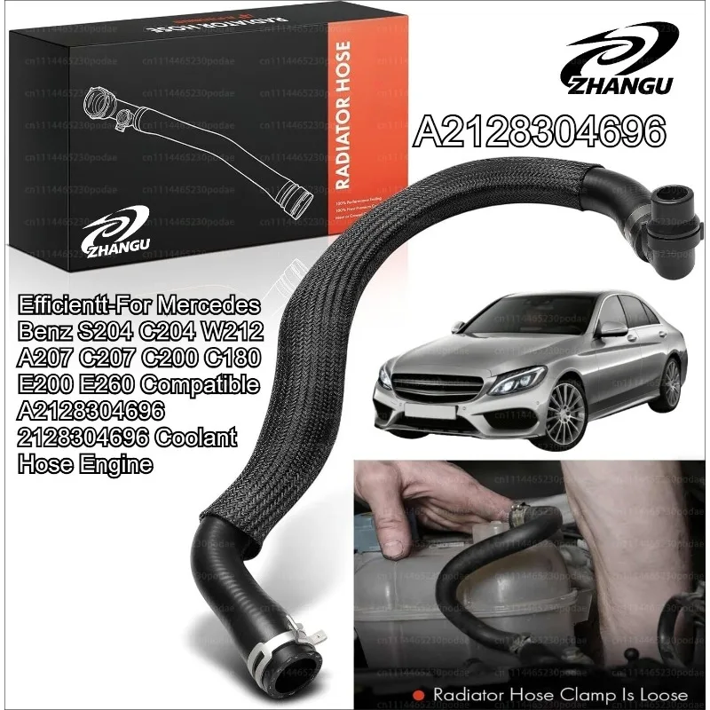 A2128304696 2128304696 Efficientt-For Mercedes Benz S204 C204 W212 A207 C207 C200 C180 E200 E260 Compatible Coolant Hose Engine
A2128304696 2128304696 Efficientt-For Mercedes Benz S204 C204 W212 A207 C207 C200 C180 E200 E260 Compatible Coolant Hose Engine