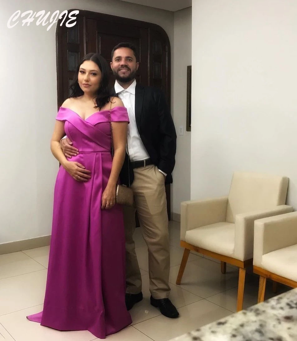 Purple Women's Evening Dresses Satin Off Shoulder Wedding Party Guest Dress Formal Ball Gowns Sweetheart Prom Dress Robe
Purple Women's Evening Dresses Satin Off Shoulder Wedding Party Guest Dress Formal Ball Gowns Sweetheart Prom Dress Robe