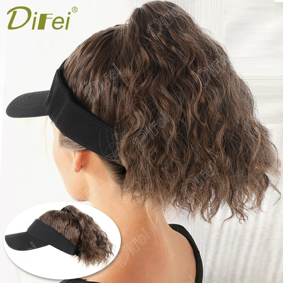 DIFEI Synthetic Wig Adjustable Black Baseball Cap Wig Women Wavy Wig Outdoor Sports Baseball Cap Hair Extension Wig
DIFEI Synthetic Wig Adjustable Black Baseball Cap Wig Women Wavy Wig Outdoor Sports Baseball Cap Hair Extension Wig