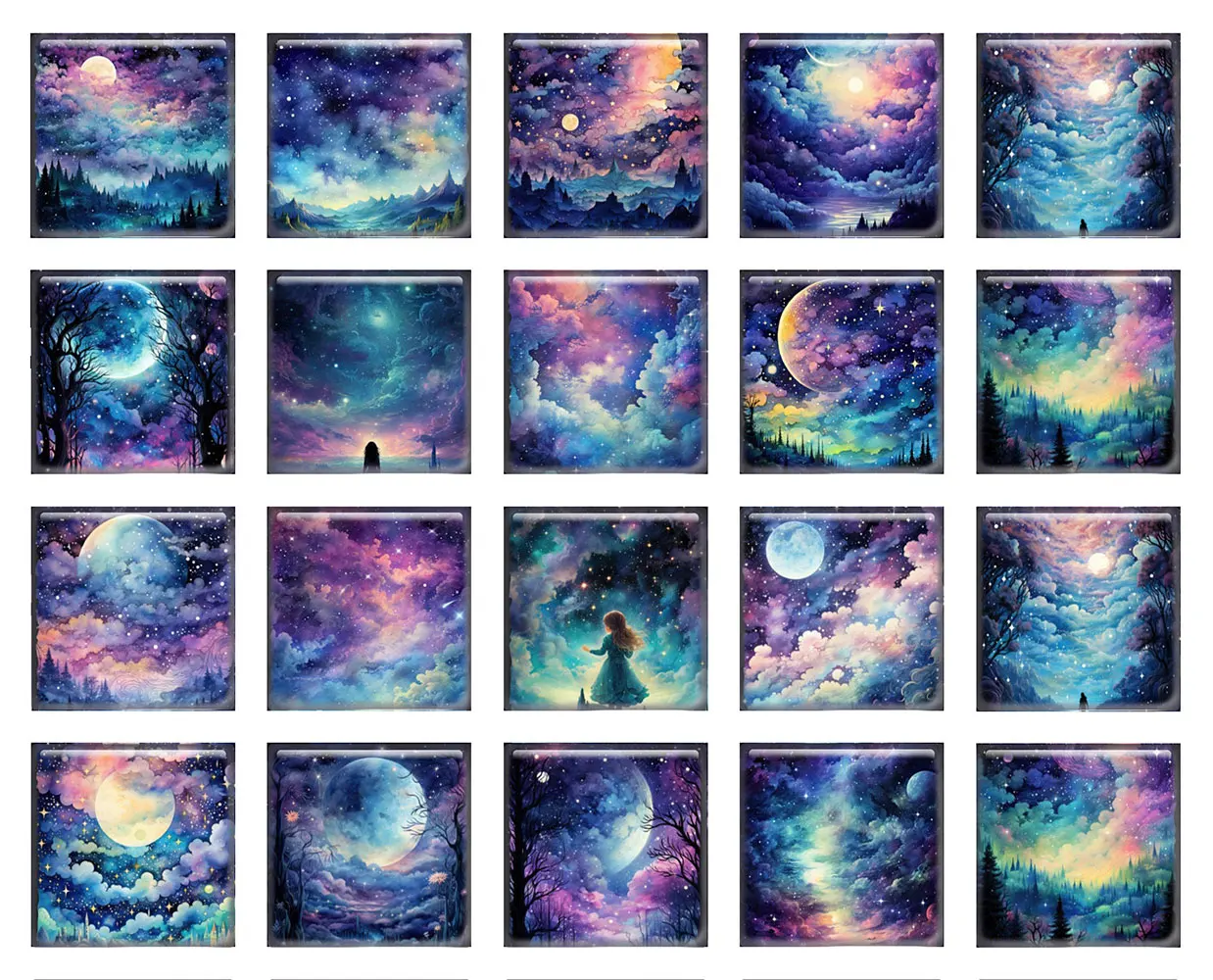 Random Mixed Round/Oval/Square Dreamy Milky Way Sky Night Photo Glass Cabochon Flatback Demo Cameo For Diy Jewelry Making
Random Mixed Round/Oval/Square Dreamy Milky Way Sky Night Photo Glass Cabochon Flatback Demo Cameo For Diy Jewelry Making