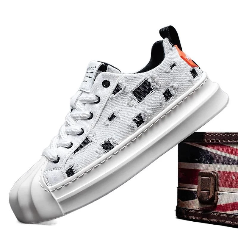 Shell Toe Men's Shoes New Model British Style Breathable Cloth Shoes Men's Low-top Casual Canvas Shoes
Shell Toe Men's Shoes New Model British Style Breathable Cloth Shoes Men's Low-top Casual Canvas Shoes