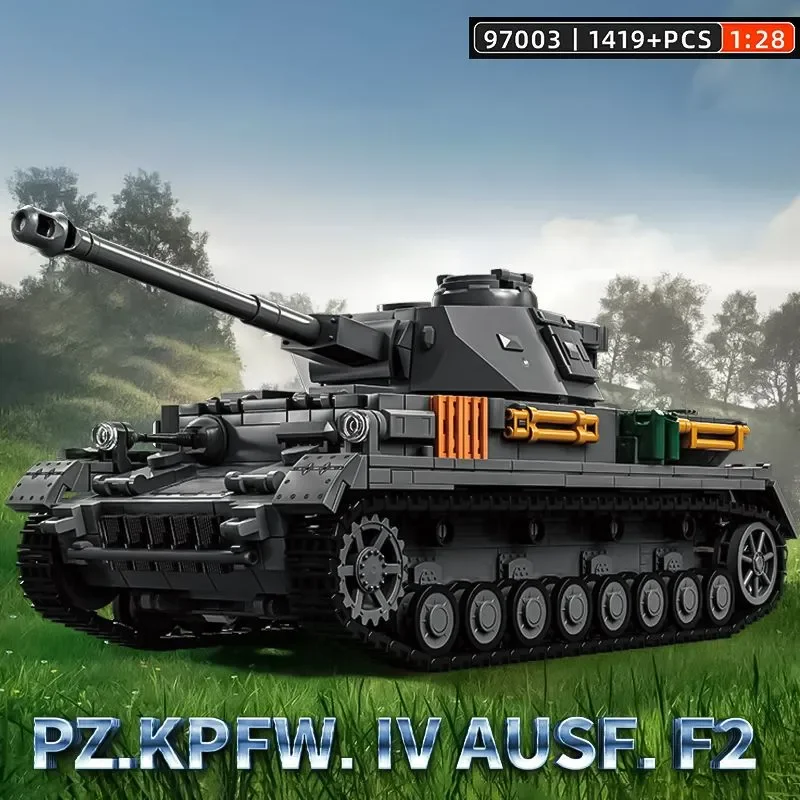 97003 Military Series No. 4 Medium F2 Tank Assembly Particle Chinese Building Blocks Toy
97003 Military Series No. 4 Medium F2 Tank Assembly Particle Chinese Building Blocks Toy