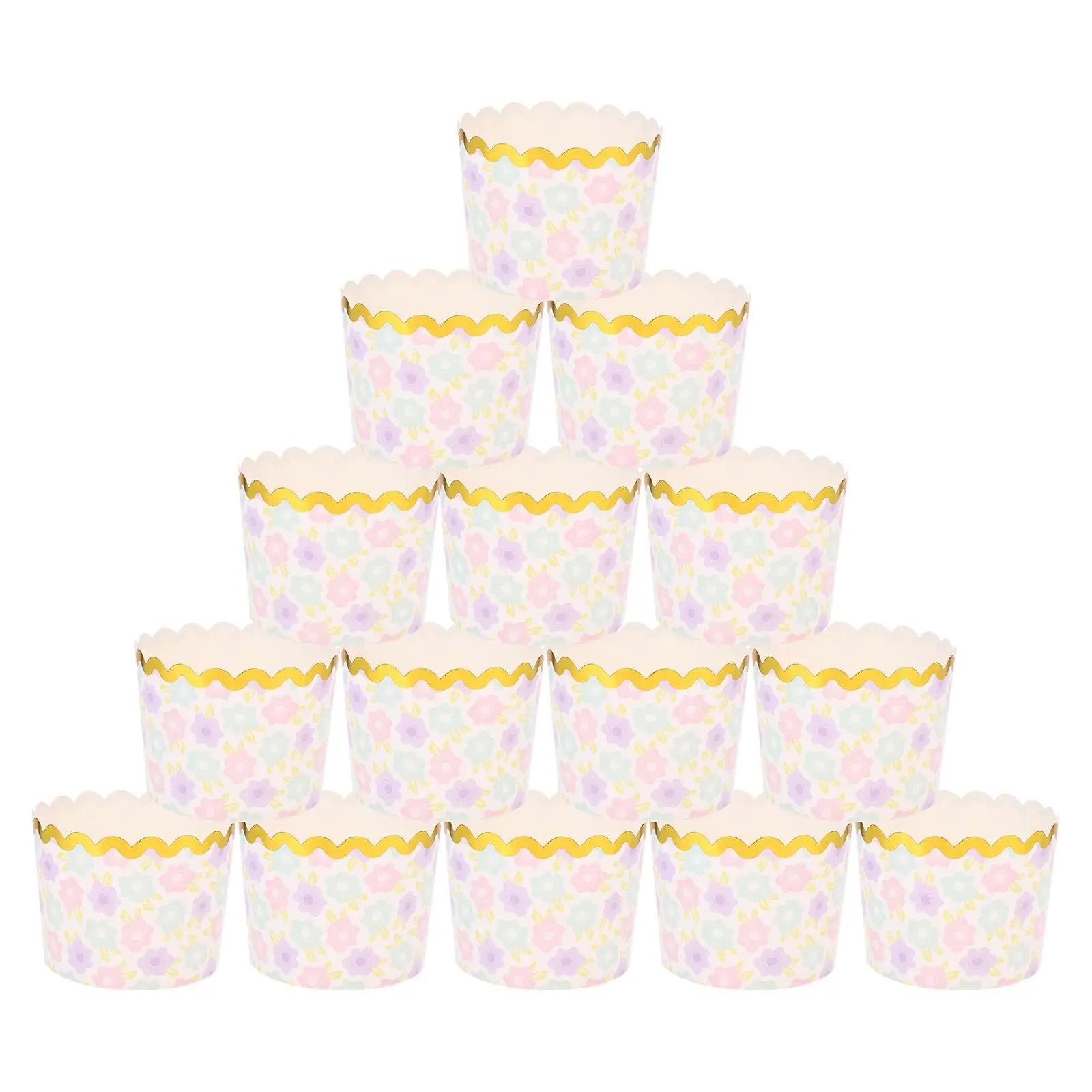 50 Pcs Bronzing Paper Cake Cups Disposable Baking Muffin Cupcake Heat Resistant 220C Uniform Thickness Ideal Dessert Shop
50 Pcs Bronzing Paper Cake Cups Disposable Baking Muffin Cupcake Heat Resistant 220C Uniform Thickness Ideal Dessert Shop