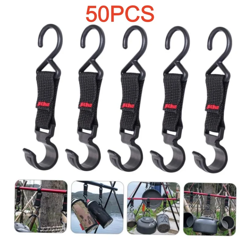 50PCS Outdoor Camping Hooks Detachable Hanging Hook S-Shaped Kitchenware Finishing Hook Pot Pan Hanger Rack Tool
50PCS Outdoor Camping Hooks Detachable Hanging Hook S-Shaped Kitchenware Finishing Hook Pot Pan Hanger Rack Tool