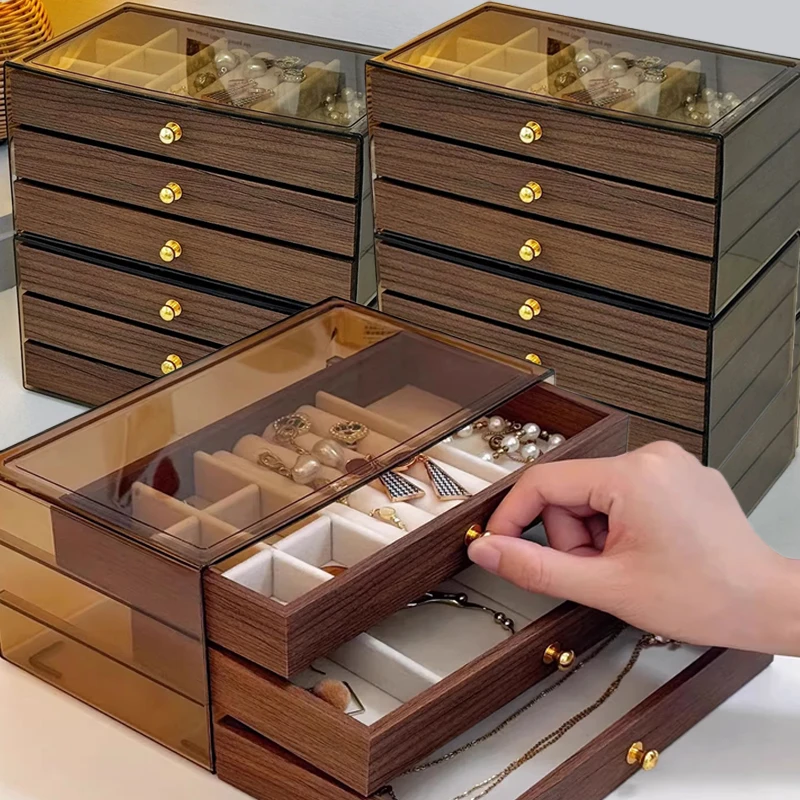 Многослойный ящик большой емкости, коричневый акриловый ящик для хранения ювелирных изделий, подходящий для различной защиты от окисления ювелирных изделий
Многослойный ящик большой емкости, коричневый акриловый ящик для хранения ювелирных изделий, подходящий для различной защиты от окисления ювелирных изделий