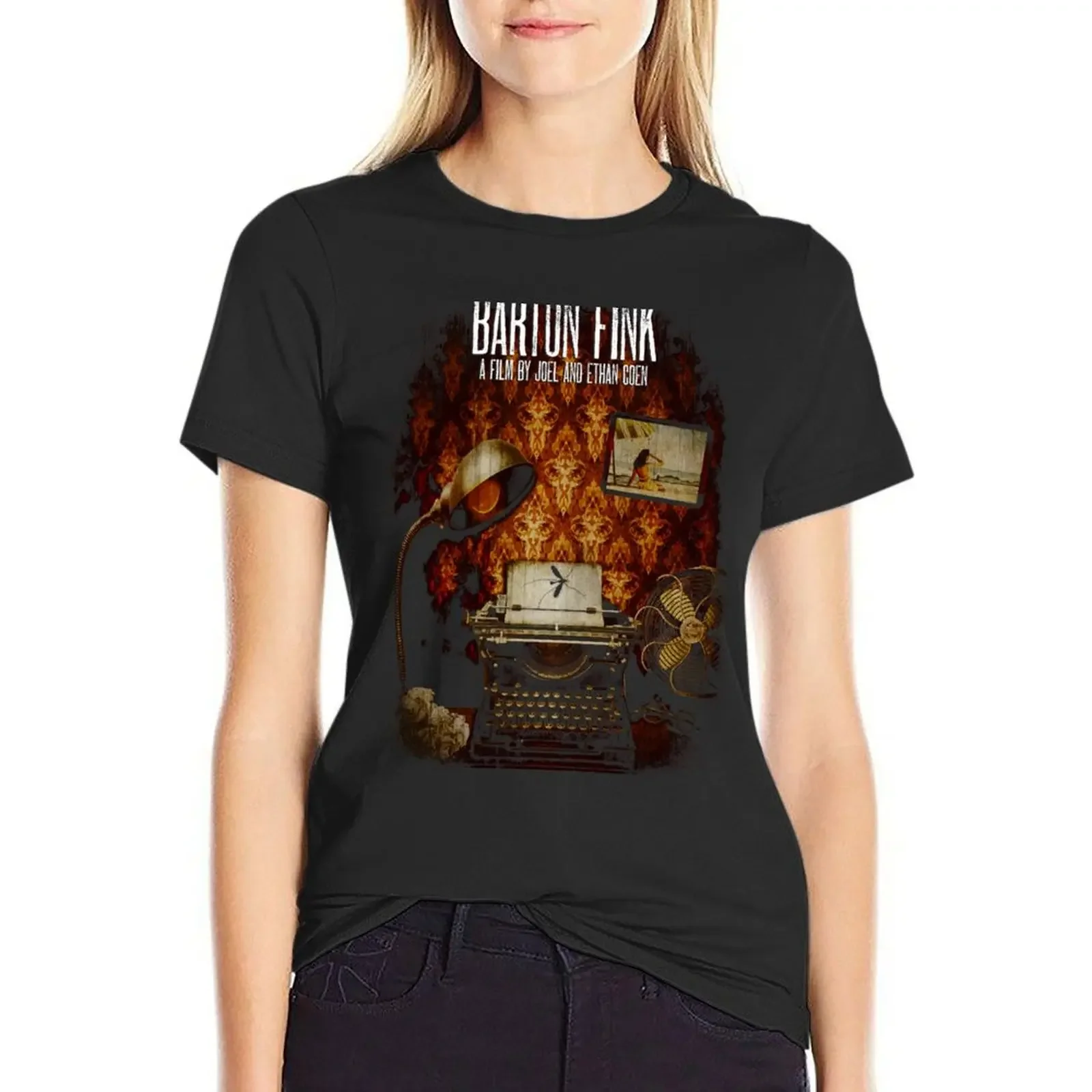 Coen Brothers Classic Film Barton Fink T-Shirt funnys sports fans funny black t-shirts for Women
Coen Brothers Classic Film Barton Fink T-Shirt funnys sports fans funny black t-shirts for Women