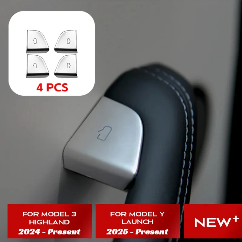 For Tesla New Model Y Launch Juniper 2025 and New Model 3 Highland 2024 Door Lock Switch Open Button Cover Protector
For Tesla New Model Y Launch Juniper 2025 and New Model 3 Highland 2024 Door Lock Switch Open Button Cover Protector