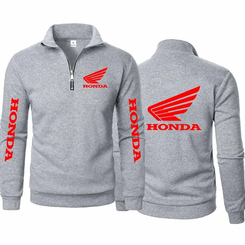 2026 Honda Logo Motorcycle Long-sleeved Stand-up Collar Half-zip Sweatshirt Thick Warm Long-sleeved Top Autumn and Winter Jacket
2026 Honda Logo Motorcycle Long-sleeved Stand-up Collar Half-zip Sweatshirt Thick Warm Long-sleeved Top Autumn and Winter Jacket