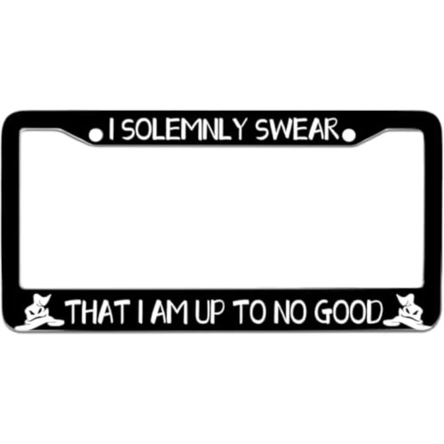 I Solemnly Swear That I Am Up to No Good Personalise License Plate Frames PlasticandCool, Funny, Cute License Plate Frame-Plain
I Solemnly Swear That I Am Up to No Good Personalise License Plate Frames PlasticandCool, Funny, Cute License Plate Frame-Plain