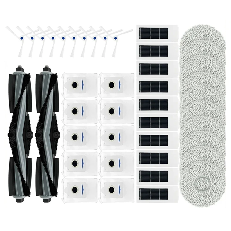 Запчасти для робота-пылесоса Ecovacs Debot X2 / X2 Pro / X2 Omni, насадка на ролик с основной боковой щеткой, фильтр НЕРА, насадка на швабру, пылесборники
Запчасти для робота-пылесоса Ecovacs Debot X2 / X2 Pro / X2 Omni, насадка на ролик с основной боковой щеткой, фильтр НЕРА, насадка на швабру, пылесборники