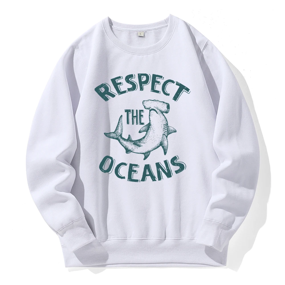 Мужской свободный пуловер с круглым вырезом Respect The Oceans с принтом, флисовые теплые повседневные толстовки, модная новинка, свободная толстовка
Мужской свободный пуловер с круглым вырезом Respect The Oceans с принтом, флисовые теплые повседневные толстовки, модная новинка, свободная толстовка