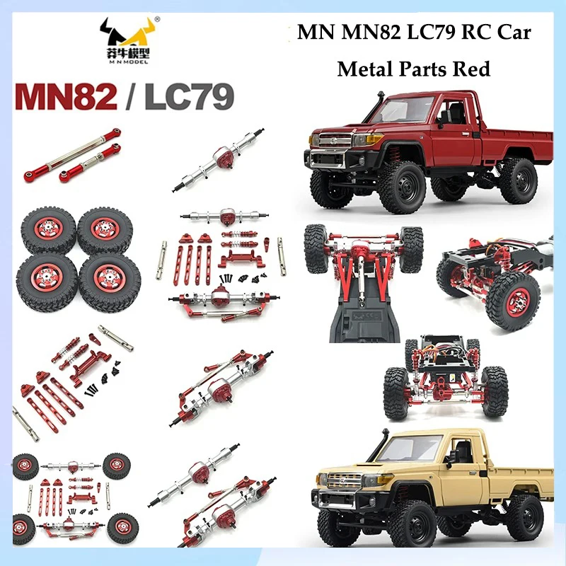 RC Car Upgrade Parts Kit Metal Modification Replacement Accessories Compatible for 1/12 MN82 LC79 MN78 RC Car Red Spare Parts
RC Car Upgrade Parts Kit Metal Modification Replacement Accessories Compatible for 1/12 MN82 LC79 MN78 RC Car Red Spare Parts
