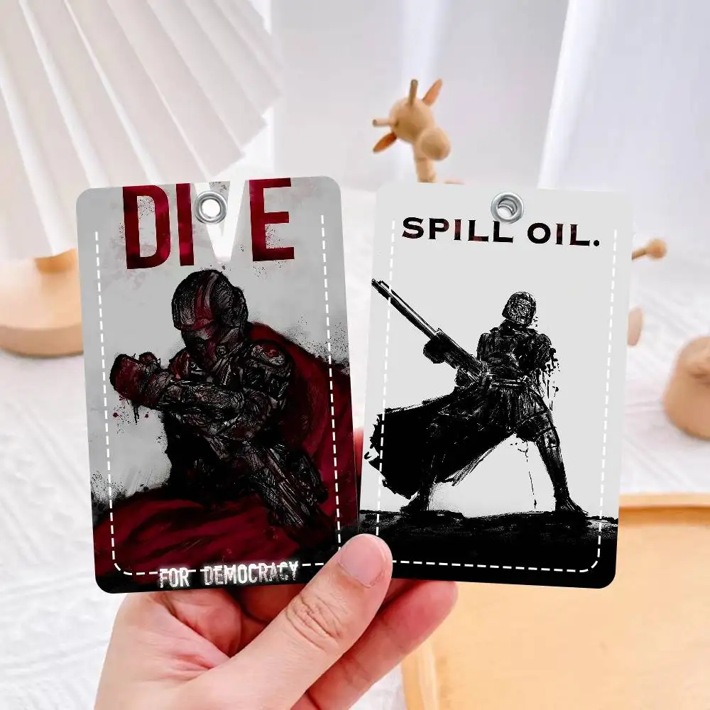 Game H-Helldivers-S Cool Personalised Leather Card Holder Keychain Fits Bank Subway Bus Cards
Game H-Helldivers-S Cool Personalised Leather Card Holder Keychain Fits Bank Subway Bus Cards